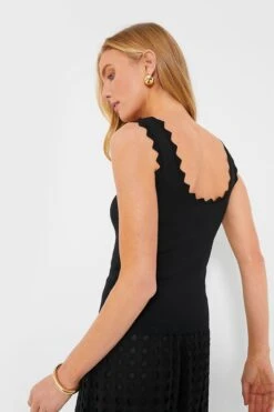 Black Ric Rac Compression Tank 11 Black Ric Rac Compression Tank -ULLAA Clothing Shop 3OFP7HgQZWolyN5JfwmmieIei8Ex3nn2 1