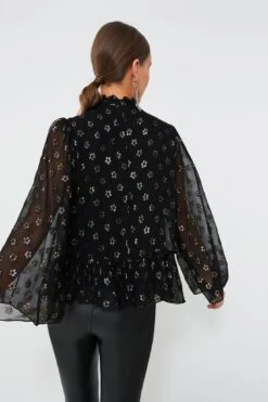 Black Kala Peplum Blouse -ULLAA Clothing Shop 3ZclOyI0SZfn6ld53IRNxKns0wunbjfE 1