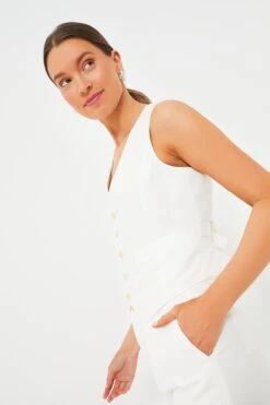 Ecru Twill Kam Vest 10 Ecru Twill Kam Vest -ULLAA Clothing Shop 4P8EWvBTqNHC3HiYA6zMweP6uZmucsnh 1