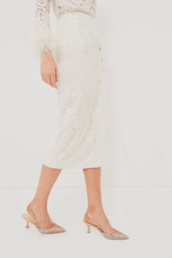 SELF PORTRAIT Cream Cord Lace Midi Skirt -ULLAA Clothing Shop 4kNNGiUmPx2tSuEGZOwmTnsPJkyi2iHP 1