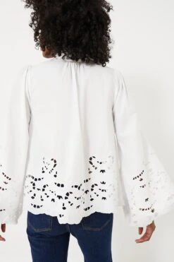 Poplin Lace Blouse -ULLAA Clothing Shop 62VTlXVwJfpnHwUcZ300JFma2RuWqhm5 1