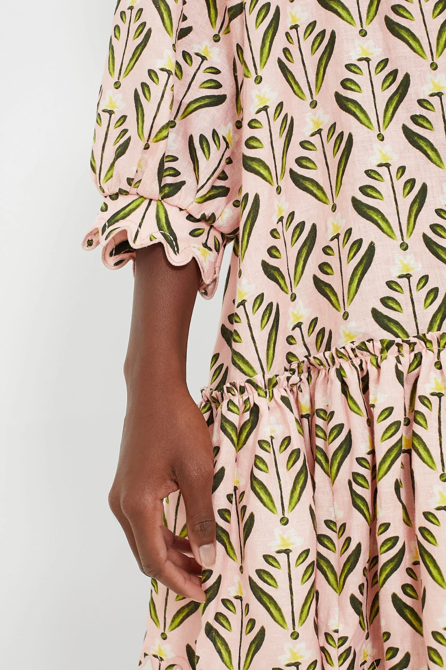 Exclusive Pink Hibisco Mini Dress 7 Exclusive Pink Hibisco Mini Dress - Image 5