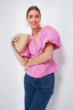 Opera Pink Rebel Cotton Poplin Short Sleeve Top 13 Opera Pink Rebel Cotton Poplin Short Sleeve Top -ULLAA Clothing Shop 6ZaPaUjMxicRZBfl0bkYO23hsWXZJBPG 1