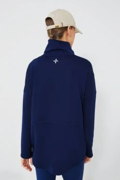 Navy Cinched Natalie Quarter Zip -ULLAA Clothing Shop 6ezrSYUmnb1id9Xx6XCF2I3bSJ6GXOBn 1
