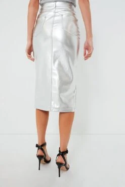 Staud Silver Oaklyn Skirt 11 Staud Silver Oaklyn Skirt -ULLAA Clothing Shop 7frEKiAooIRRudqGWd1focHE1CjvWEY3 1