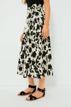 Exclusive Ivory Floral Midi Skirt -ULLAA Clothing Shop 8DF6IgTNVWer7DmxioyxsBjYtL7pmbk9 1
