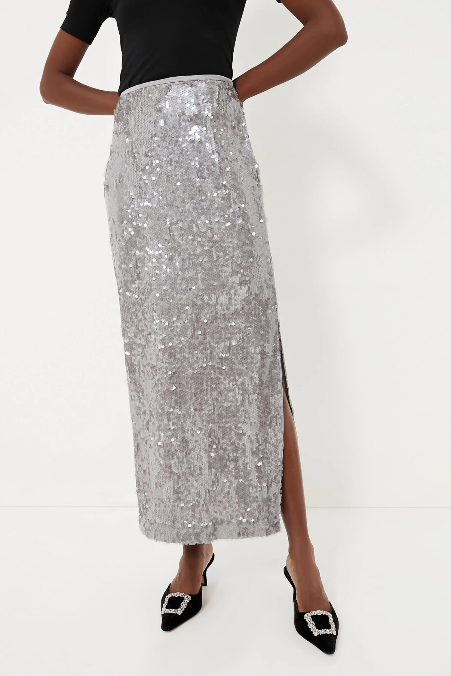 Sequins Maxi Skirt 3 Sequins Maxi Skirt