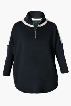 Black And Ivory Amelie Quarter Zip -ULLAA Clothing Shop A0MleNWU6z7neADbMFCZ7CMAfTVPL1BH 1