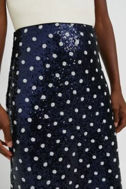 Baum Und Pferdgarten Navy Dotted Sequence Jily Skirt 12 Baum Und Pferdgarten Navy Dotted Sequence Jily Skirt -ULLAA Clothing Shop A2pEUZoMHWIFwOfRl4QL2UdDputh7gtM 1