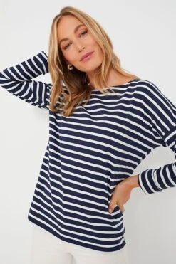 SAINT JAMES Marine-Ecru Minquiers Modern