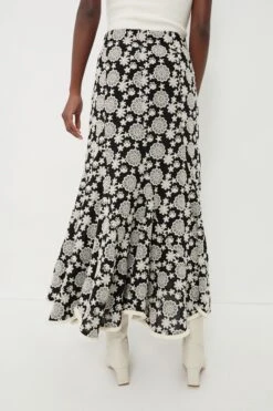 Black & Ivory Eyelet Violet Maxi Skirt -ULLAA Clothing Shop Dim0IdKyhGWcV44Qzh1bnJfbzAaTqrGE 1