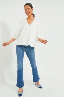 White Hollis Top -ULLAA Clothing Shop EXWTPXshcJMs4VM2J65v2eZDMZiIE9ps 1