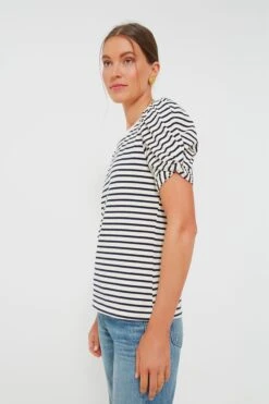 Navy Striped Vesty Puff Short Sleeve Crewneck 11 Navy Striped Vesty Puff Short Sleeve Crewneck -ULLAA Clothing Shop EZv8HjwOEO2khoOIO1ZRpdlqN2PeikXT 1