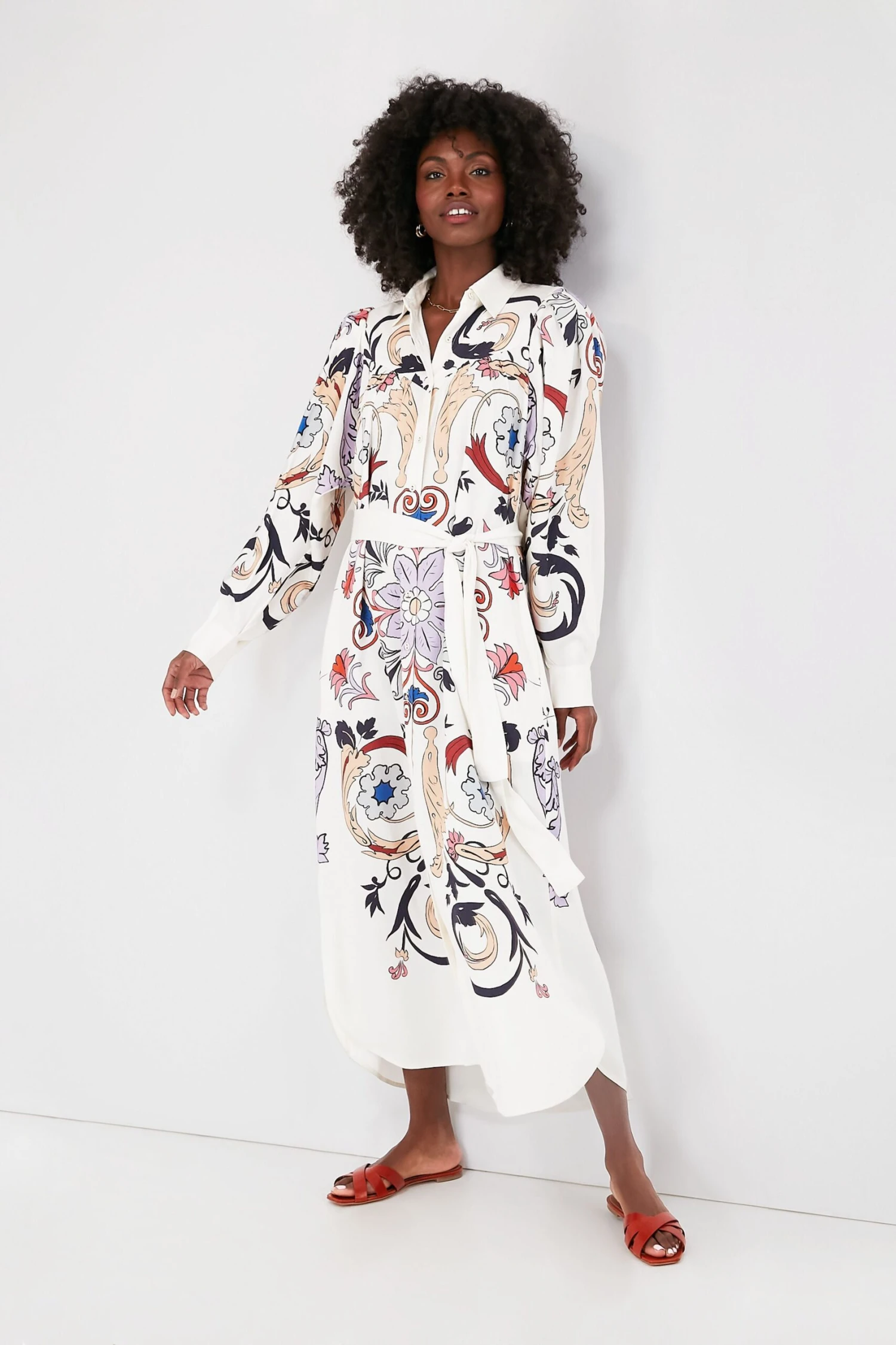 Scrolls Multi Gard Luna Dress 3 Scrolls Multi Gard Luna Dress