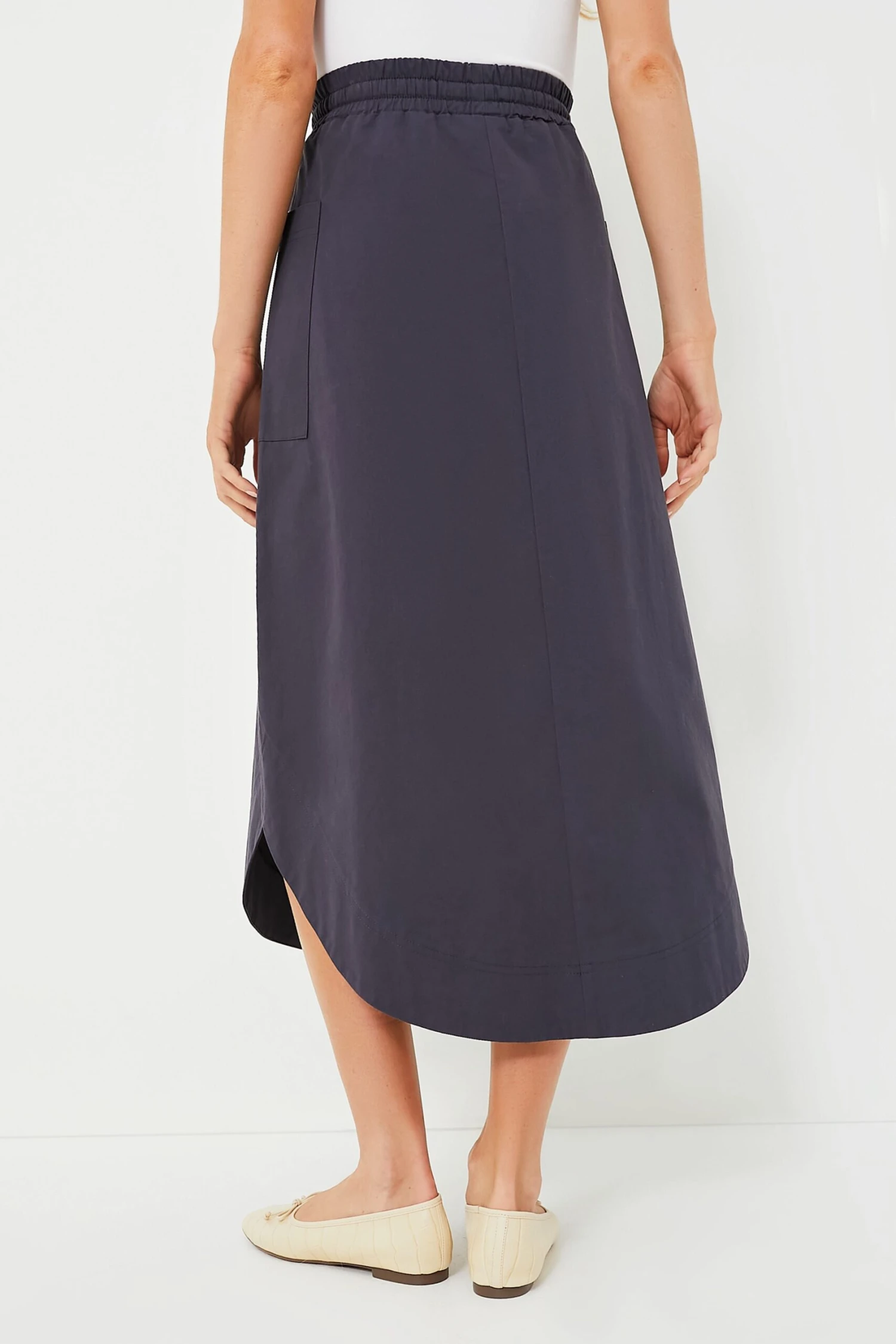 Navy Marla Skirt 5 Navy Marla Skirt - Image 4