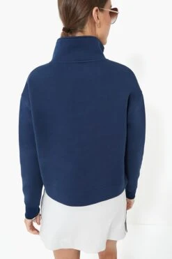 Navy Snap Neck Bailey Pullover -ULLAA Clothing Shop FPL3rHqhya5IZp0PEEtxilQ2ge5K0S5h 1