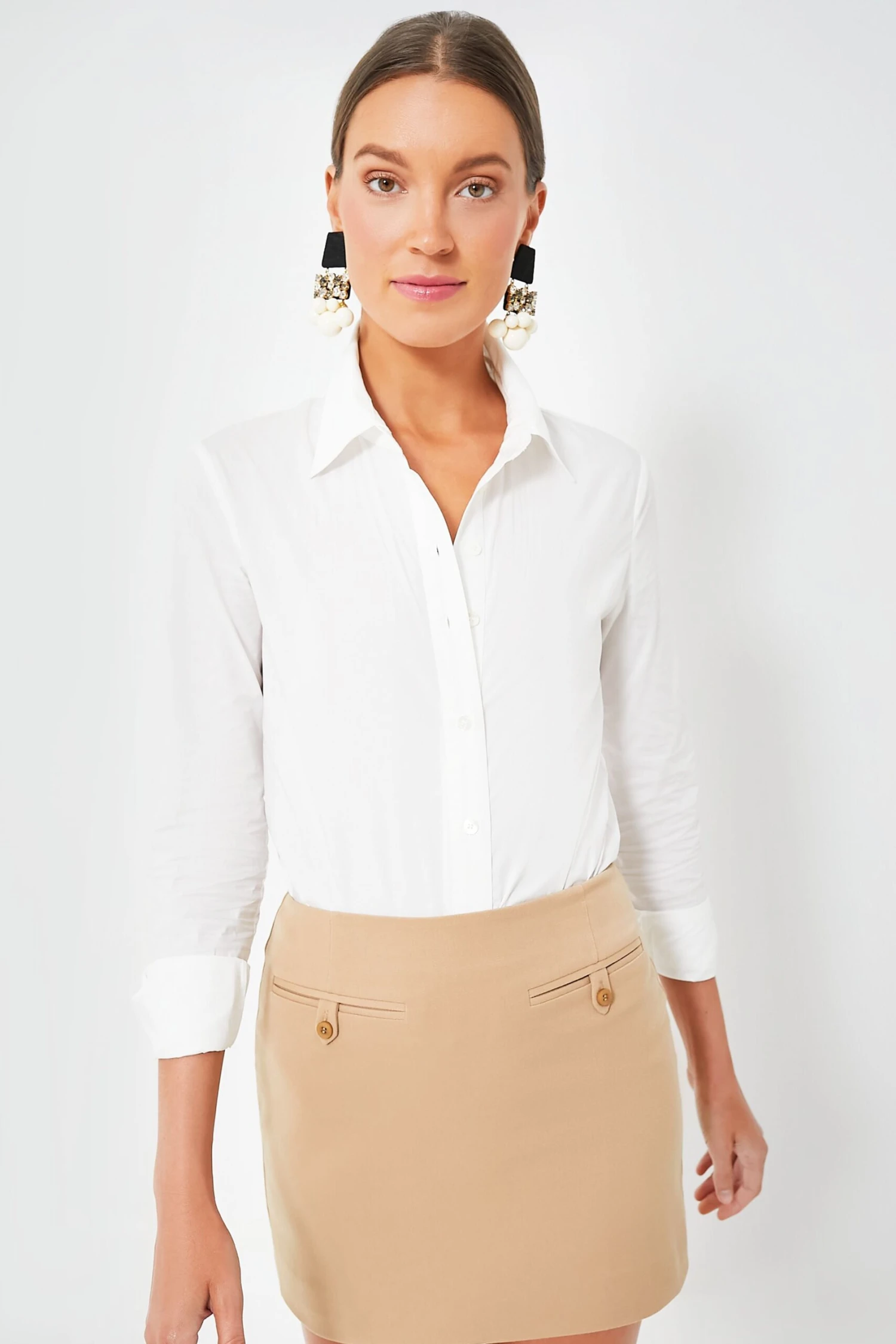 Staud White Twiggy Bodysuit 3 Staud White Twiggy Bodysuit