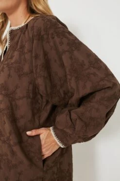 Brown Textured Trisha Shirt Dress -ULLAA Clothing Shop GjML3GmB9NS0yPZu1GZ8Z0KJKVAtKsO3 1