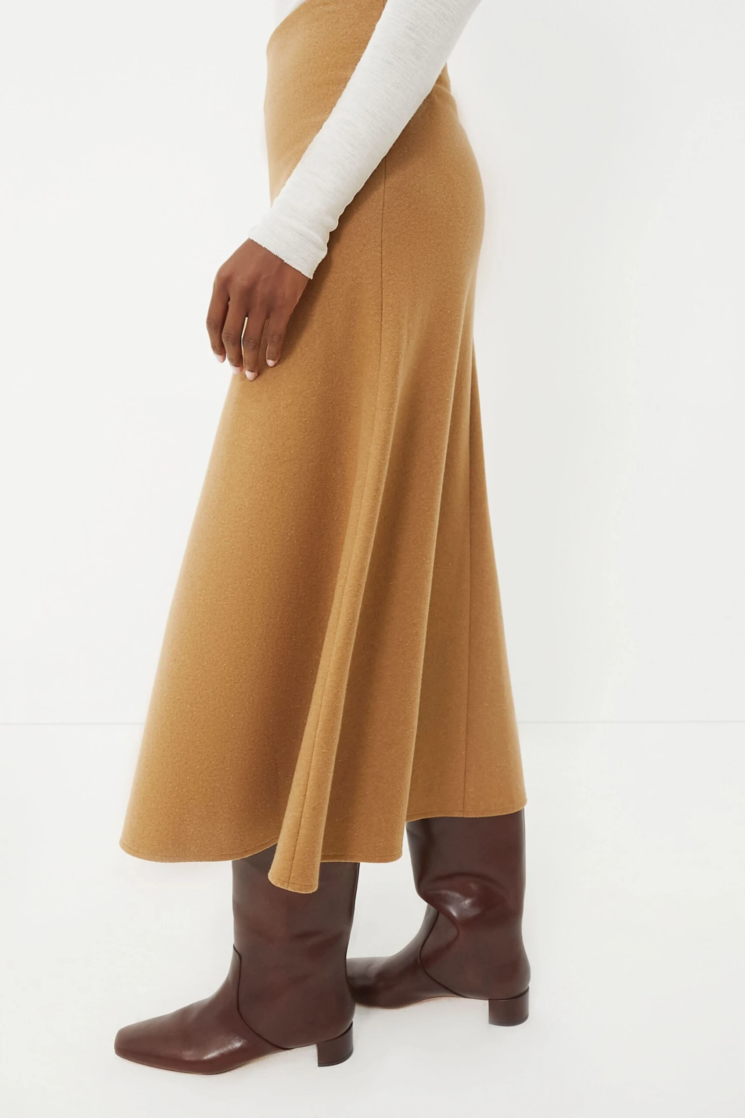 Vanessa Bruno Camel Boushra Midi Skirt 5 Vanessa Bruno Camel Boushra Midi Skirt - Image 3