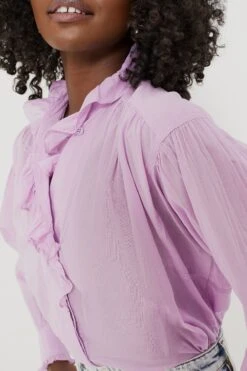 Isabel Marant Etoile Mauve Pamias Blouse -ULLAA Clothing Shop HY5dBEsDEp0NP7dFyfdMJ97uijFzsBFA 1