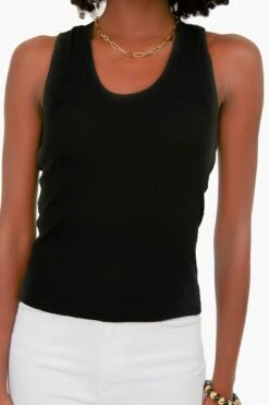 Black Sirena Rib Tank -ULLAA Clothing Shop IiM16jykFT7CQMy9djtBEItBEBFVEJ8X 1