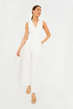 Ecru Twill Kam Vest 13 Ecru Twill Kam Vest -ULLAA Clothing Shop IlsuQ7rjVPKcOu4lFZkurdBqB90MRNzW 1