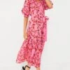 CYNTHIA ROWLEY Red And Pink Floral Saratoga Cotton Dress -ULLAA Clothing Shop Im03IIlB70vxTqyINuwMWXJBo4XIjHAi 1