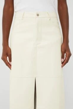 Ecru Vegan Leather Midi Skirt -ULLAA Clothing Shop J3e6DqOtylcLUJTFQxUPBDp1gkCkivOo 1