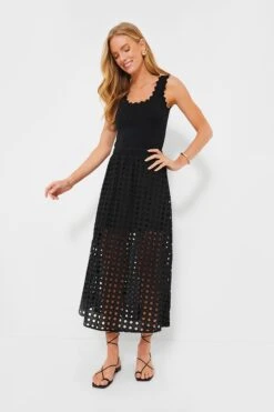 Black Cotton Eyelet Eve Skirt -ULLAA Clothing Shop JZMQ8xLwx6UAIThEZGxbwfckc1NxN7zE 1