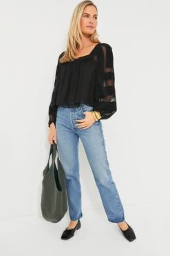 Black Alexa Blouse -ULLAA Clothing Shop LPyl3kWqfFWpOBRMcoclfLg1nxGJeErl 1