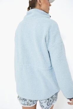 Light Blue Cinched Teddy Natalie Quarter Zip -ULLAA Clothing Shop LSyiNVquRv8G3BsQEheGTZCU2RY1xApT 1