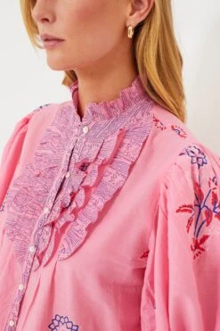 Boca Pink Ruffle Front Button Blouse 12 Boca Pink Ruffle Front Button Blouse -ULLAA Clothing Shop LWPjYxr24shUZbENq1iMc17YGs9rsCPV 1