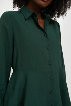Hunter Green Ashlen Blouse -ULLAA Clothing Shop N67TxQkN2fka1YNkM1MuxgJYczGt9tEy 1