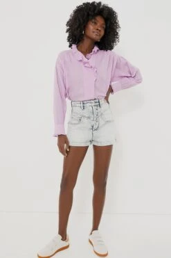 Isabel Marant Etoile Mauve Pamias Blouse -ULLAA Clothing Shop NehCgLLpOCx9XdILJ3lpe5WG9YMV45ME 1