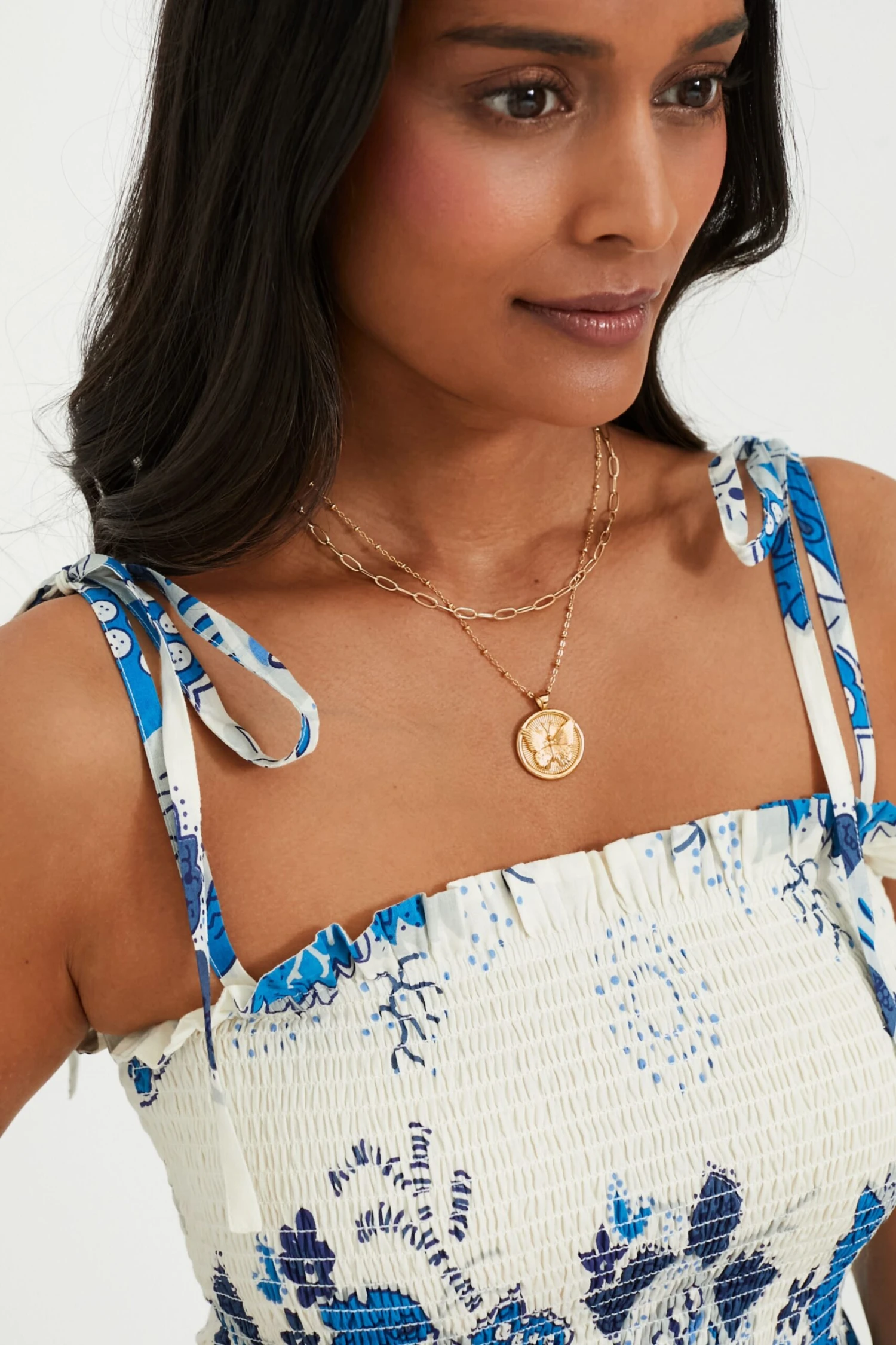 Blue Royal Kaia China Panel Dress 8 Blue Royal Kaia China Panel Dress - Image 6