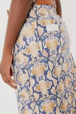 Ganni Safari Print Denim Maxi Slit Skirt -ULLAA Clothing Shop Noavikm8pyyYwl4X8dyEUvlZ3t9Yn9LV 1