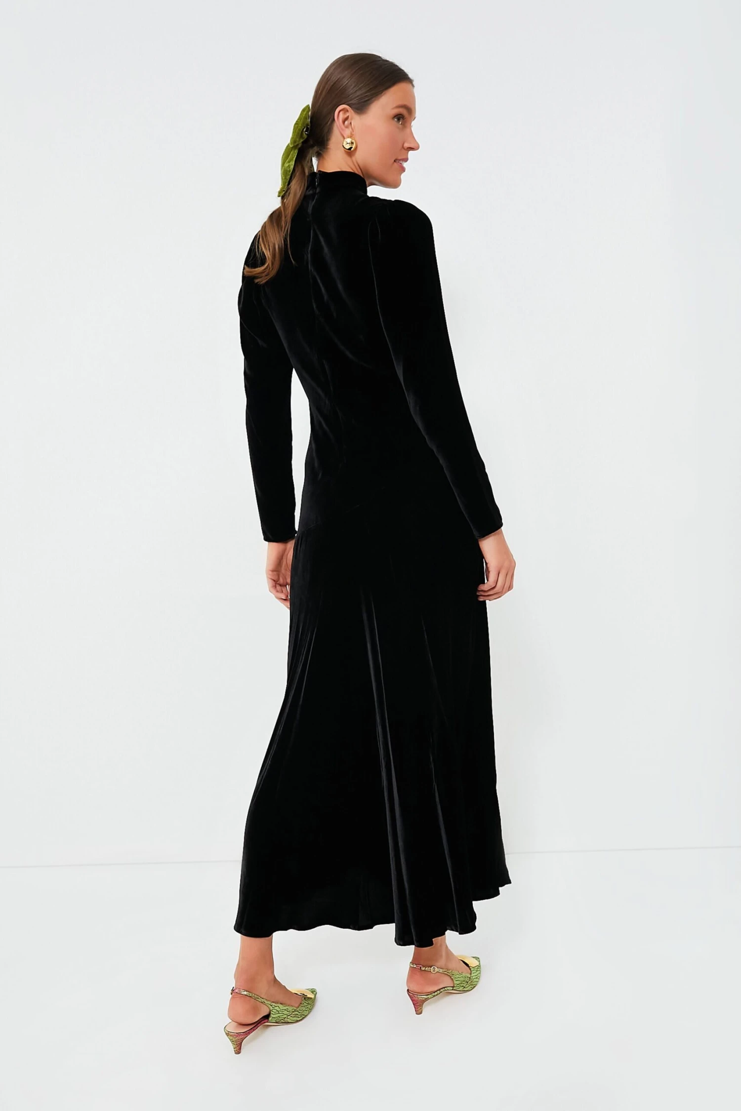 ULLA JOHNSON Noir Delphine Dress 6 ULLA JOHNSON Noir Delphine Dress - Image 4