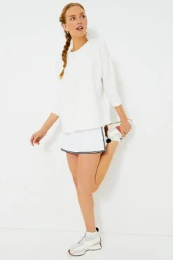 White Cable Ally Swing Sweatshirt -ULLAA Clothing Shop O8WegZttp8IDrQtbbePXO2xz7rKkQpxP 1