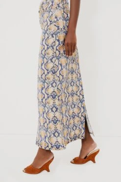 Ganni Safari Print Denim Maxi Slit Skirt -ULLAA Clothing Shop OqUhZsJaEveauIu2ezCNKyZTXH4rb8Cj 1