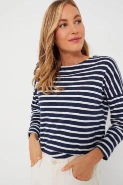 SAINT JAMES Marine-Ecru Minquiers Modern -ULLAA Clothing Shop OwWGKjJZcekXPQ9eXCnrlKtMZsVAlWhQ 1