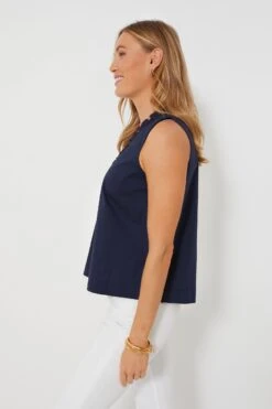 Navy Veronica Top 10 Navy Veronica Top -ULLAA Clothing Shop P9BsU1vLn5qfNGzcH8BuJ8D5oIOF6TuT 1