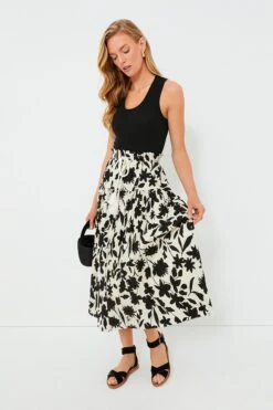 Exclusive Ivory Floral Midi Skirt -ULLAA Clothing Shop Pk8uc7Qg8RYpxYl8UbKzDrKkF8CqMwWx 1