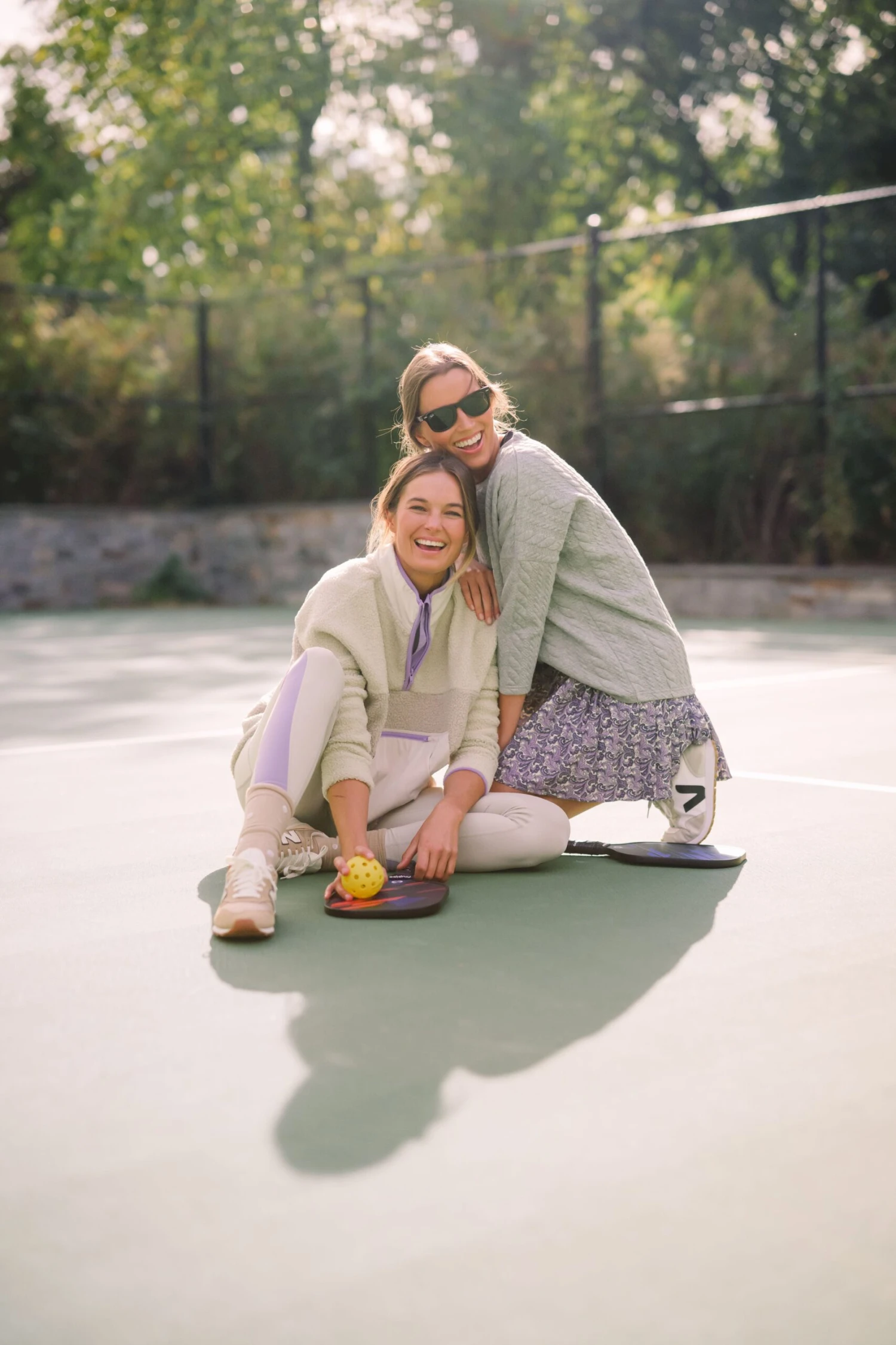 Gray And Lilac Fleece Cady Quarter Zip 7 Gray And Lilac Fleece Cady Quarter Zip - Image 5