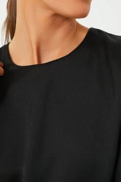 Black Satin Twill Selma Cape Blouse -ULLAA Clothing Shop PnOLCvtprtFnBCWnOxyayOifvg4PZgJn 1