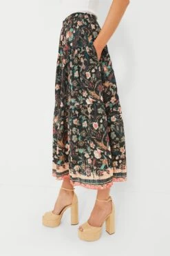 ULLA JOHNSON Obsidian Botanica Cambrie Skirt -ULLAA Clothing Shop PvWJoveaKXkQffMT1ZdiGZjperccymun 1