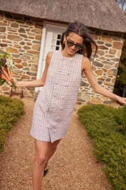 Peony Tweed Bianca Dress -ULLAA Clothing Shop QGmppc0trcj5vyX6cPOTySvQ8OJk0pc5 1