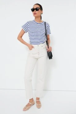 Blue Stripe Devon Tee -ULLAA Clothing Shop RSy4ts1bTcOYROya4sdAnO42pItWjA7l 1