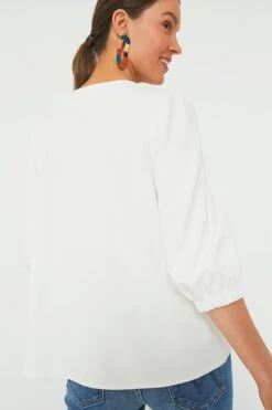 White Hollis Top -ULLAA Clothing Shop RbQACD7bf5MsXtIyVc2j0S0VtJPVDROG 1