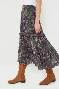 Caymen Paisley Purple Darcy Ankle Skirt -ULLAA Clothing Shop S97bhhd77OC8WYRmnkQYj9DUsFTUGvkT 1