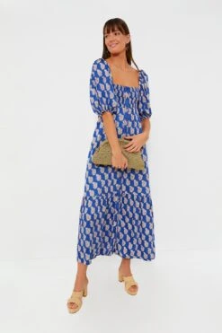 Blue Paisley Flower Satin Santiago Maxi Dress 13 Blue Paisley Flower Satin Santiago Maxi Dress -ULLAA Clothing Shop SD03u5utGFThWTPkXSgrgGcxowAc4bJk 1